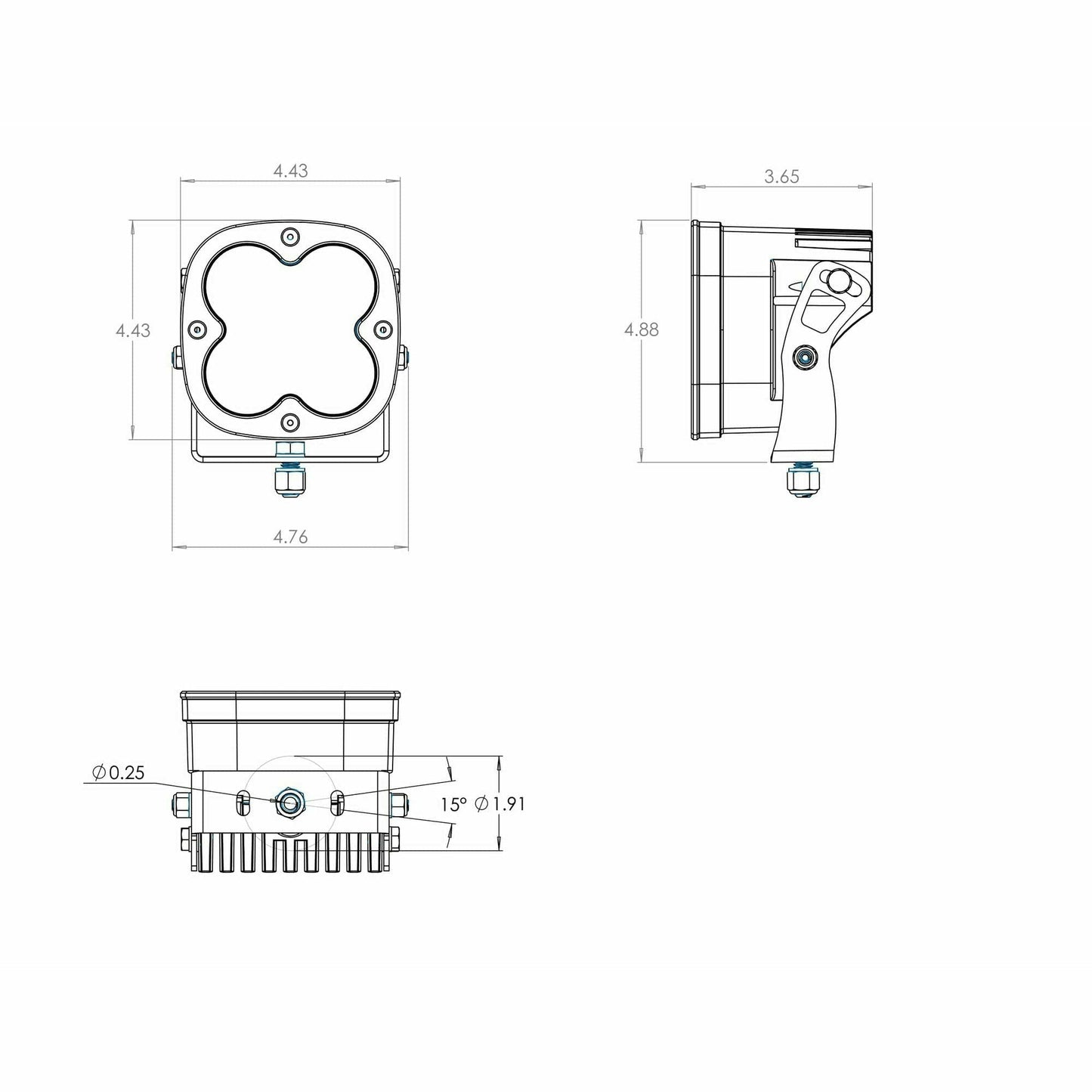 Baja Designs XL Pro LED Light Pod - 500001