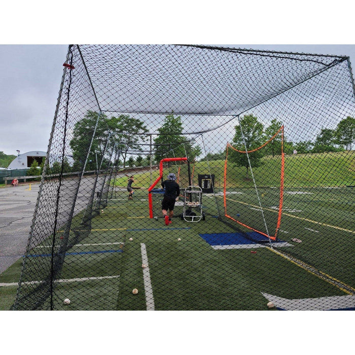 BATCO #36 Trapezoid Batting Cage Net w/ Frame Corner Kit