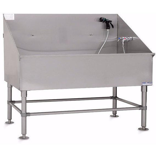 PETLIFT Stainless Steel Classic Dog Grooming Bath Tub 60" - PL-BT-LE58