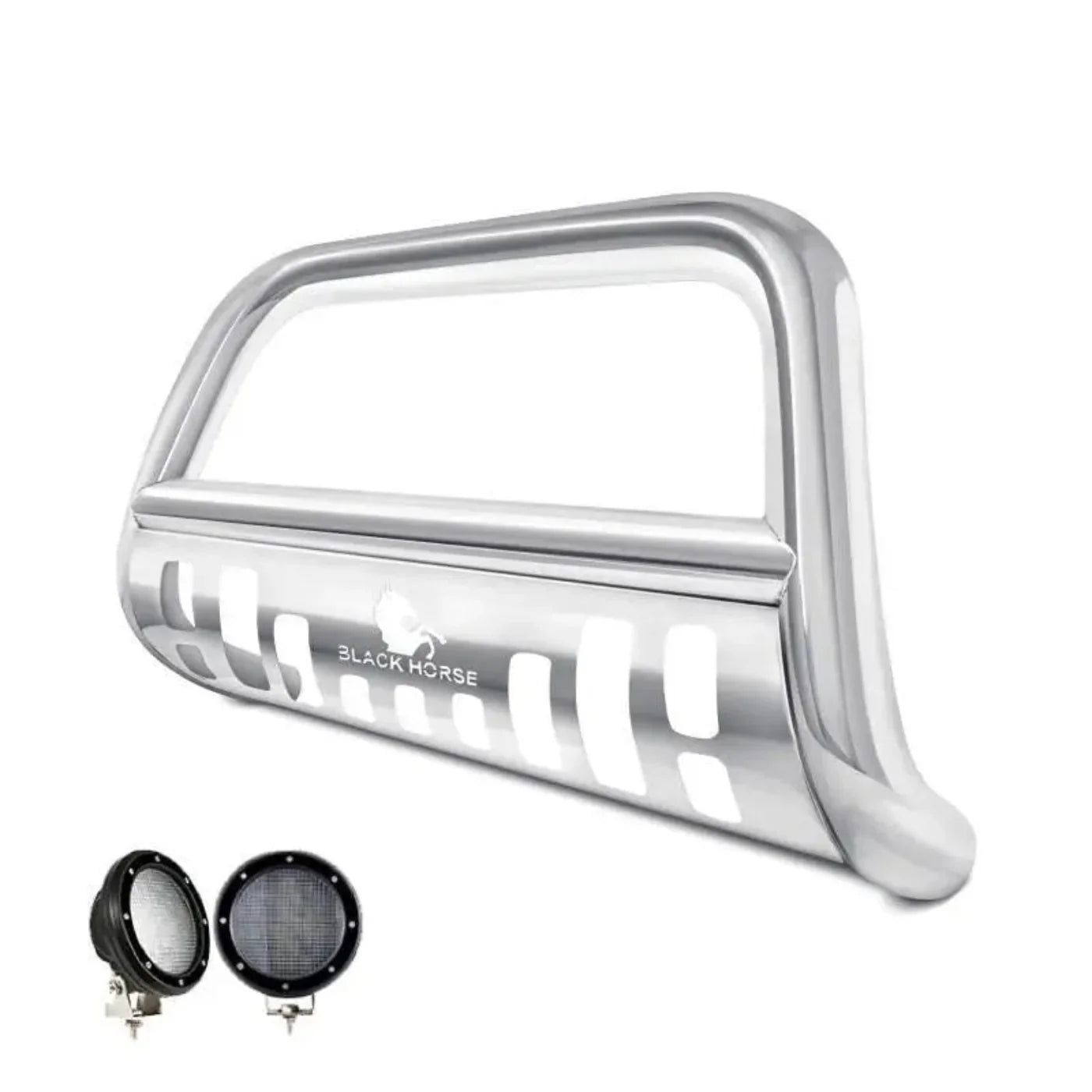 Black Horse BB030709-SP-PLFB Bull Bar Kit - BLK030709SPPB