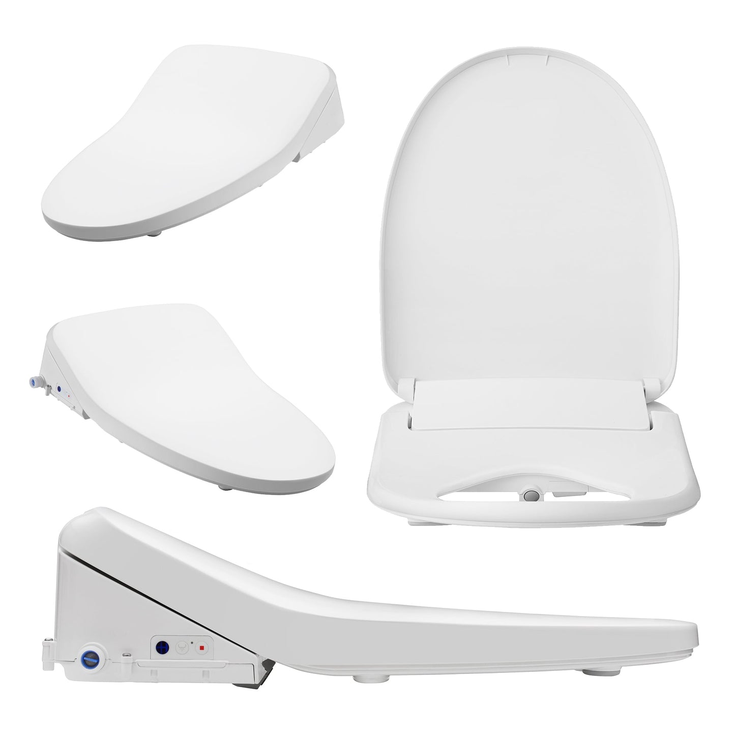 Bio Bidet BB-1200 Elongated Bidet Toilet Seat with Bemis Living App - 7ZBB1200E 000