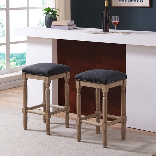 New Pacific Direct Ernie Fabric Counter Stool, (Set of 2)  - 3900052-393