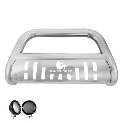 BBJPWR18-SP-PLFB Black Horse Bull Bar Kit