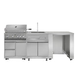 Thor Kitchen Outdoor Kitchen Package with Propane Gas Grill and Wine Cooler, AP-Outdoor-LP-W