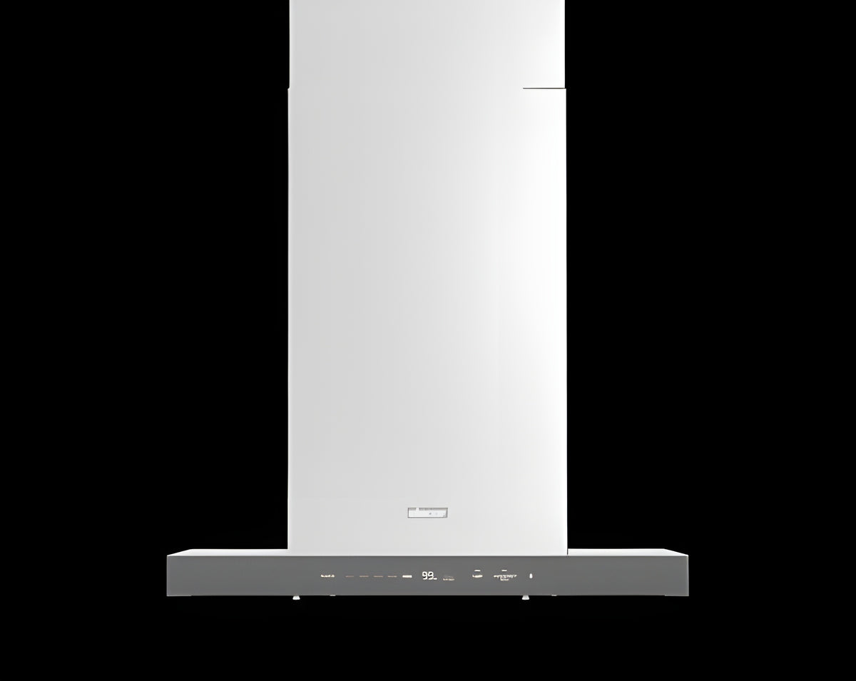 DACOR Chimney Wall Hood is designed with elegant lines, LED lighting, and a sophisticated glass touch control -DHD48U990WS