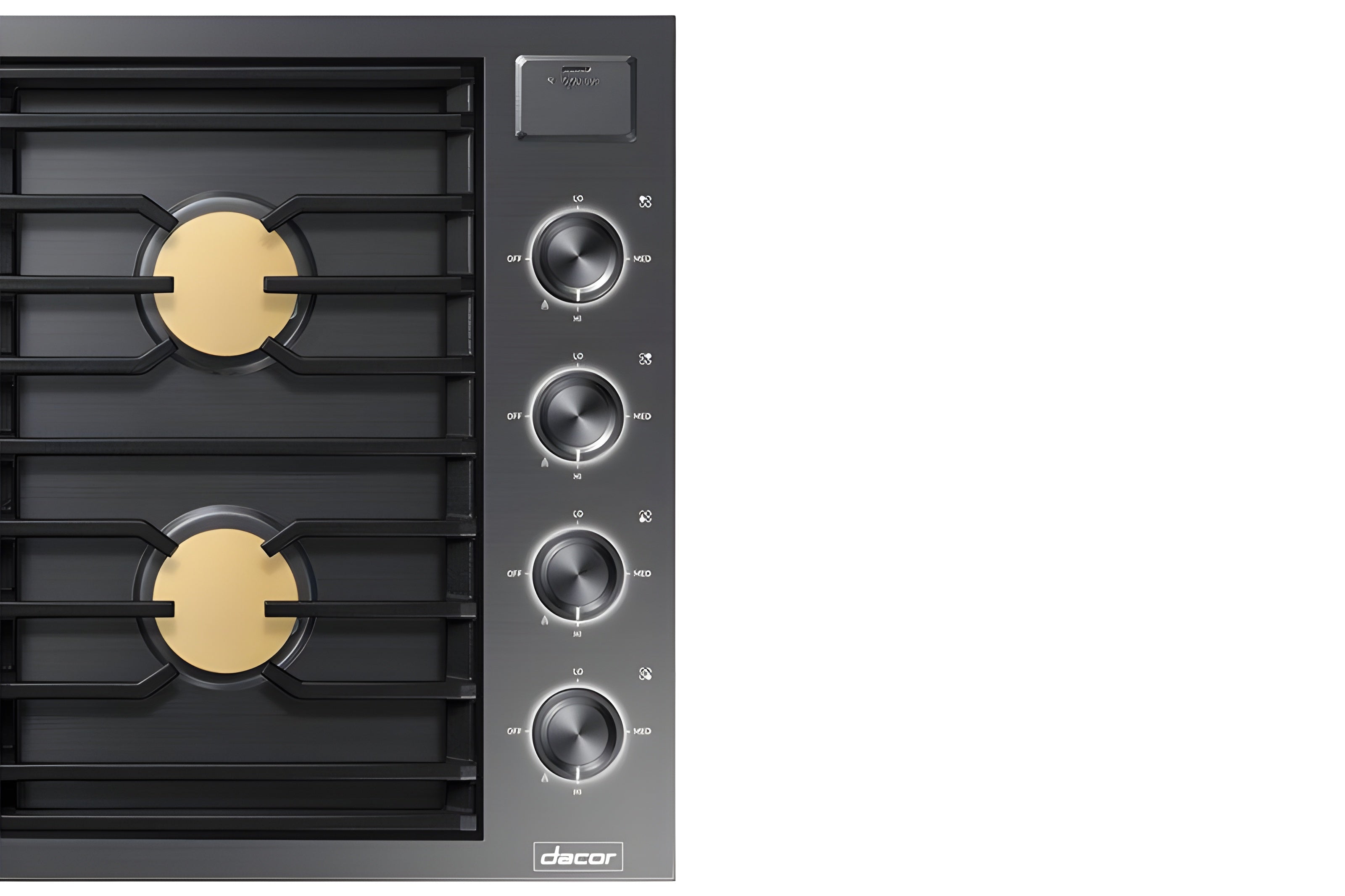 DACOR  30" Gas Cooktop, Graphite Stainless Steel, Natural Gas - DTG30M954FM-KT