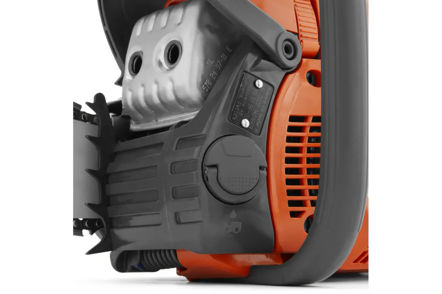 Husqvarna 450 Rancher Chainsaw - 50.2cc Gas Engine with 18in Guide Bar for Farm and Ranch - 970613128