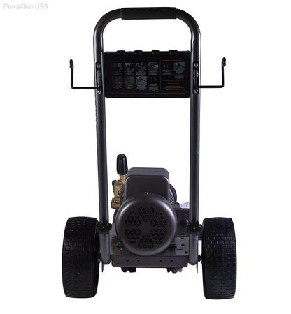 BE Power Equipment 2700 PSI  3.5 GPM Electric Pressure Washer with Baldor Motor and AR Triplex Pump - PowerGen USA - B2775EA