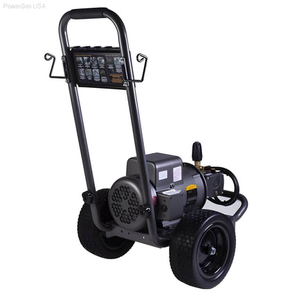 BE Power Equipment 2700 PSI  3.5 GPM Electric Pressure Washer with Baldor Motor and AR Triplex Pump - PowerGen USA - B2775EA