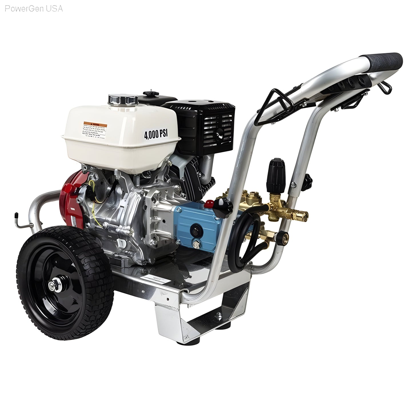 BE Power Equipment 4000 PSI 4.0 GPM Gas Pressure Washer with Honda GX390 Engine and Comet Triplex Pump - PowerGen USA - B4013HACS