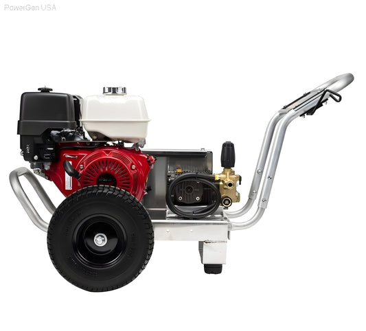 BE Power Equipment 4000 PSI  4.0 GPM Gas Pressure Washer with Honda GX390 Engine and Comet Triplex Pump - PowerGen USA - B4013HABC