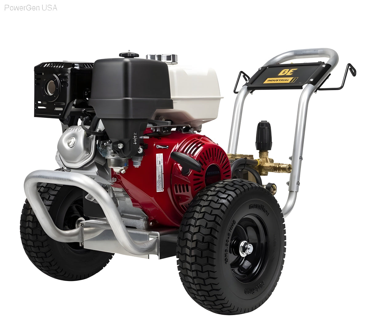 BE Power Equipment 4000 PSI  4.0 GPM Gas Pressure Washer with Honda GX390 Engine and Comet Triplex Pump - PowerGen USA - B4013HABC