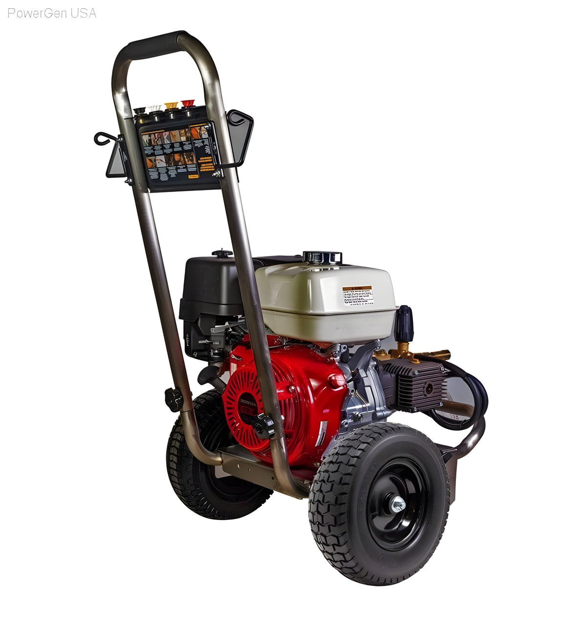 Be Power Equipment 4000 PSI 4.0 GPM Gas Pressure Washer with Honda GX390 Engine and Comet Triplex Pump - PowerGen USA - PE-4013HWPSCOMZ