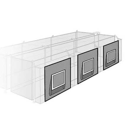 Beacon Athletics Modular Cage Hitting Station Net Attachments