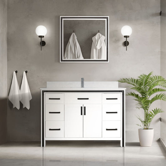 Ziva 48" x 22" Single Bath Vanity - Backyard Provider