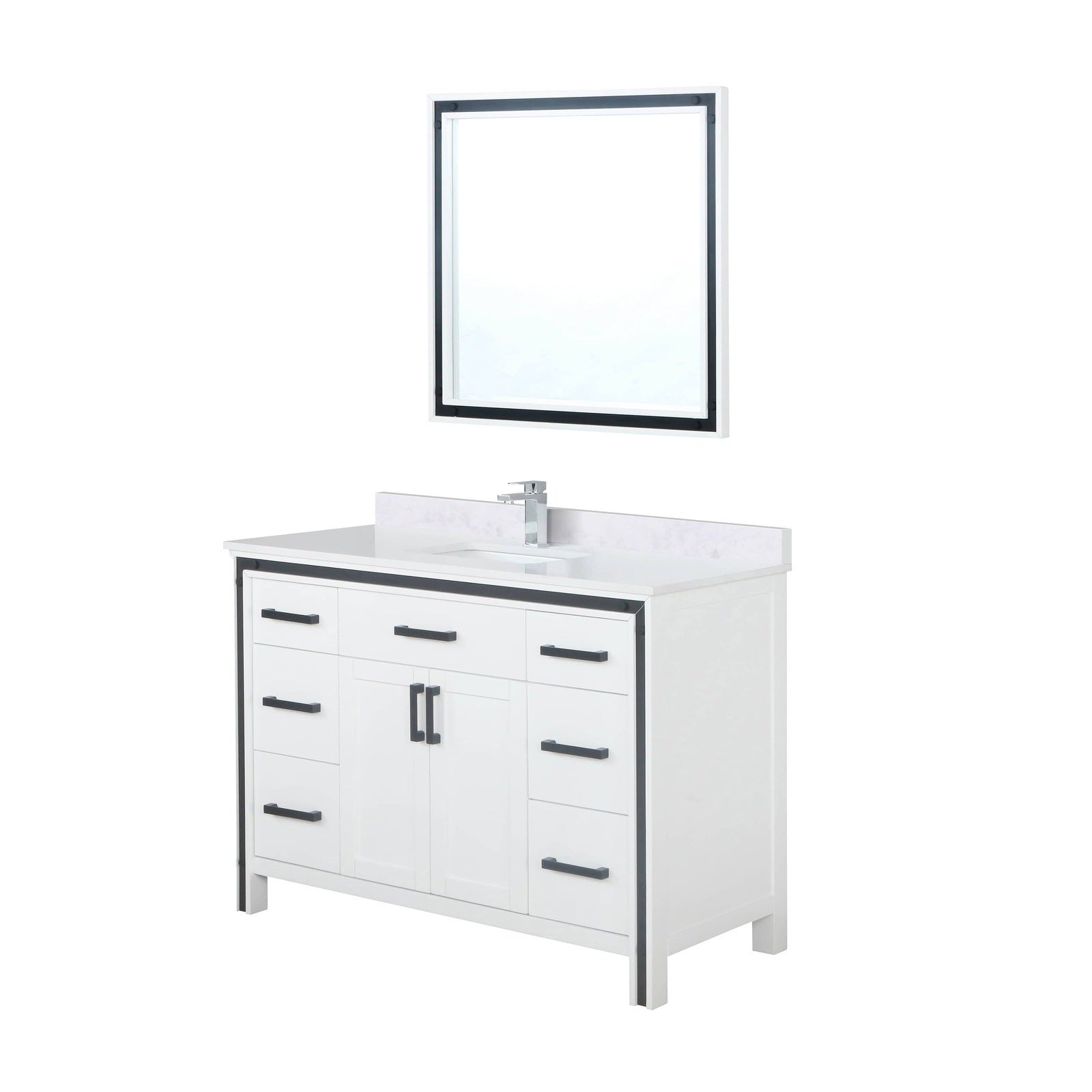 Ziva 48" x 22" Single Bath Vanity - Backyard Provider