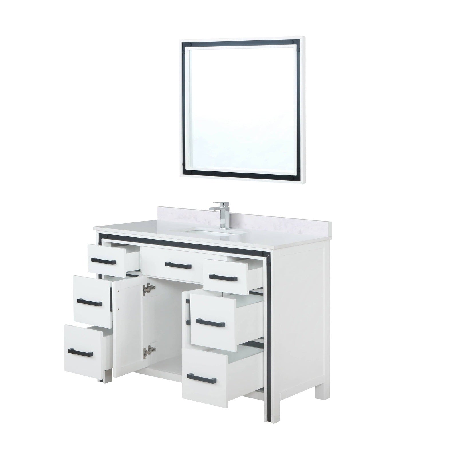 Ziva 48" x 22" Single Bath Vanity - Backyard Provider