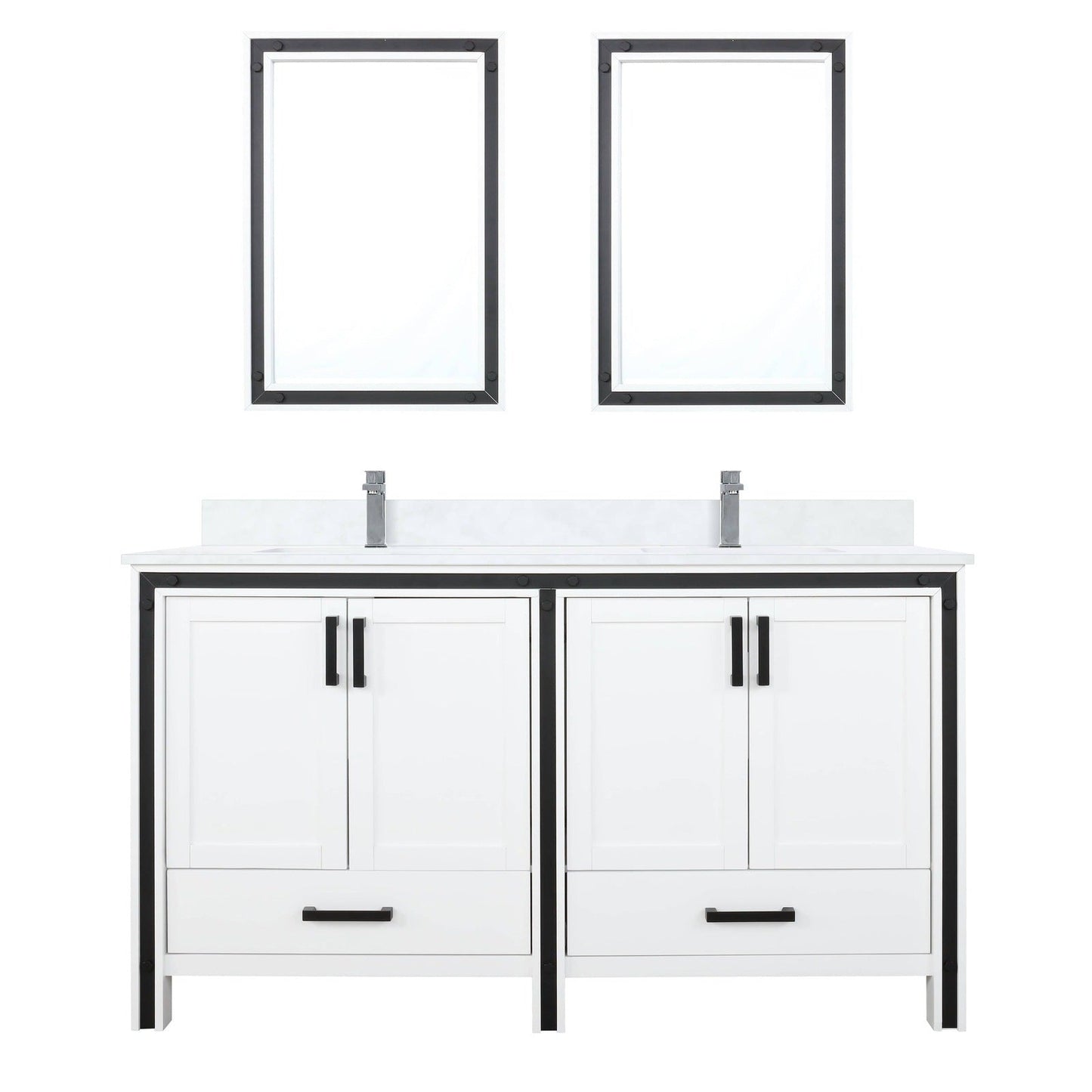 Ziva 60" x 22" Double Bath Vanity - Backyard Provider