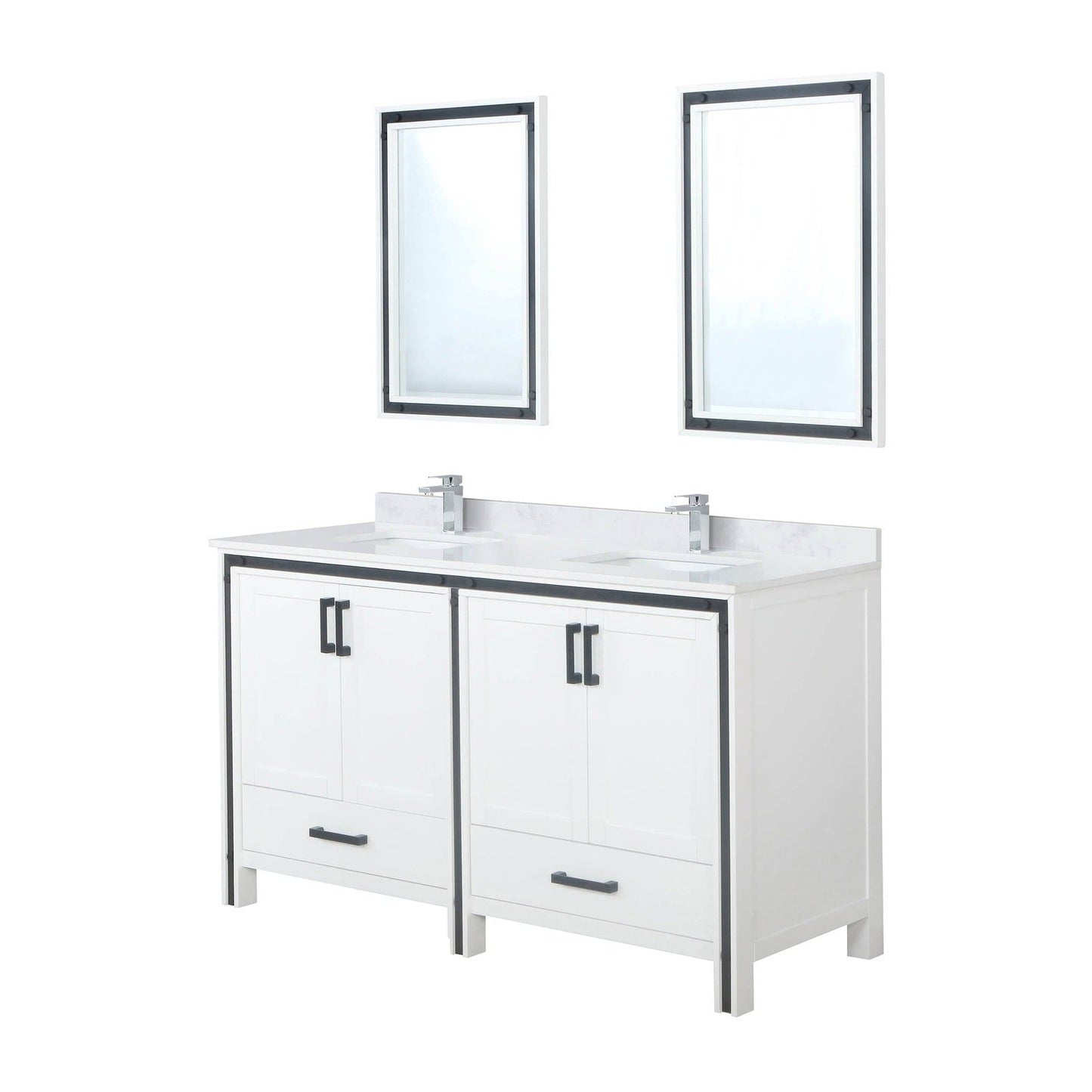 Ziva 60" x 22" Double Bath Vanity - Backyard Provider