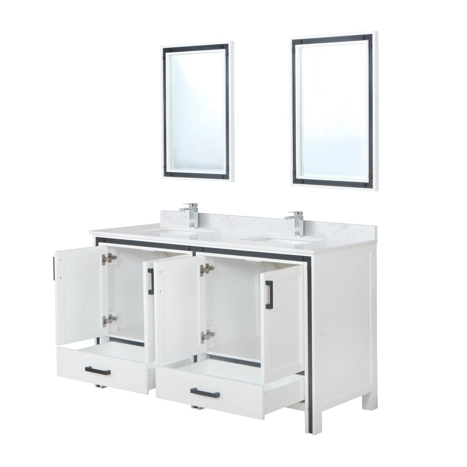Ziva 60" x 22" Double Bath Vanity - Backyard Provider