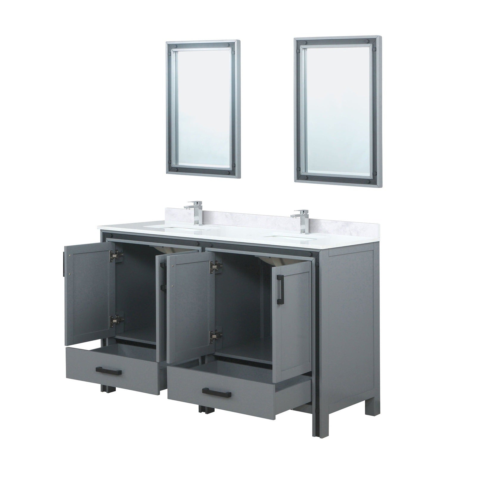 Ziva 60" x 22" Double Bath Vanity - Backyard Provider