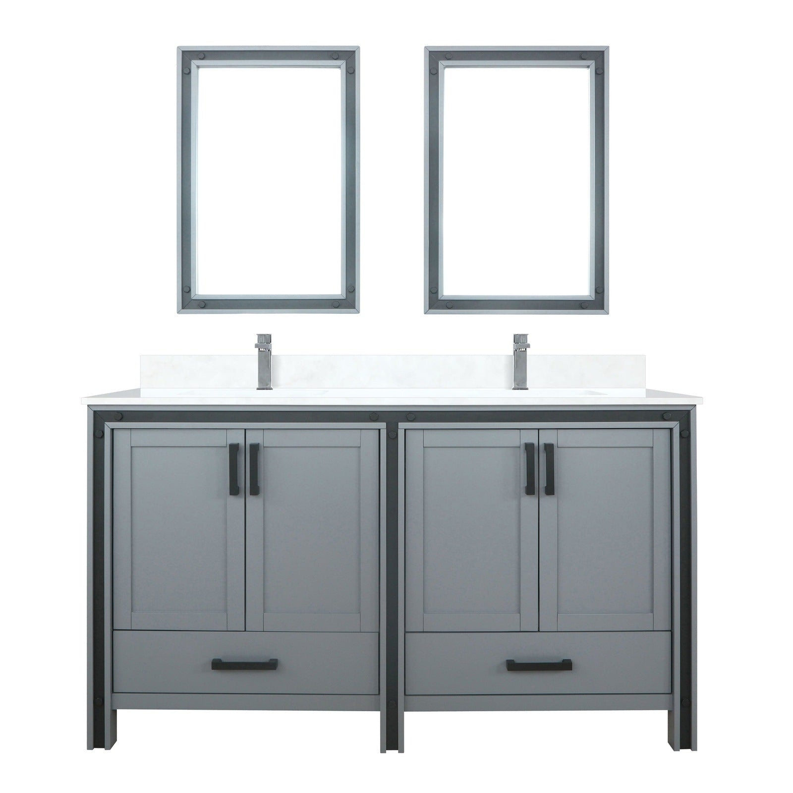 Ziva 60" x 22" Double Bath Vanity - Backyard Provider