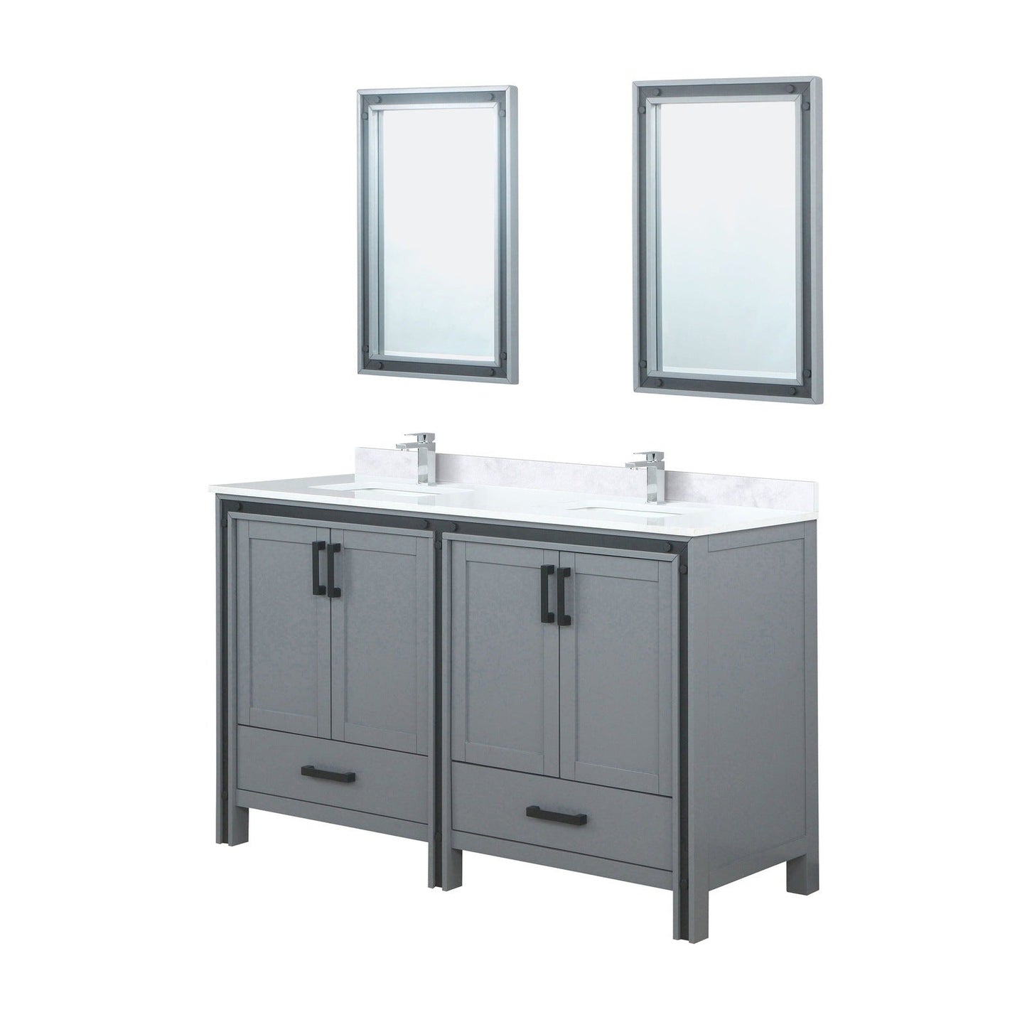 Ziva 60" x 22" Double Bath Vanity - Backyard Provider