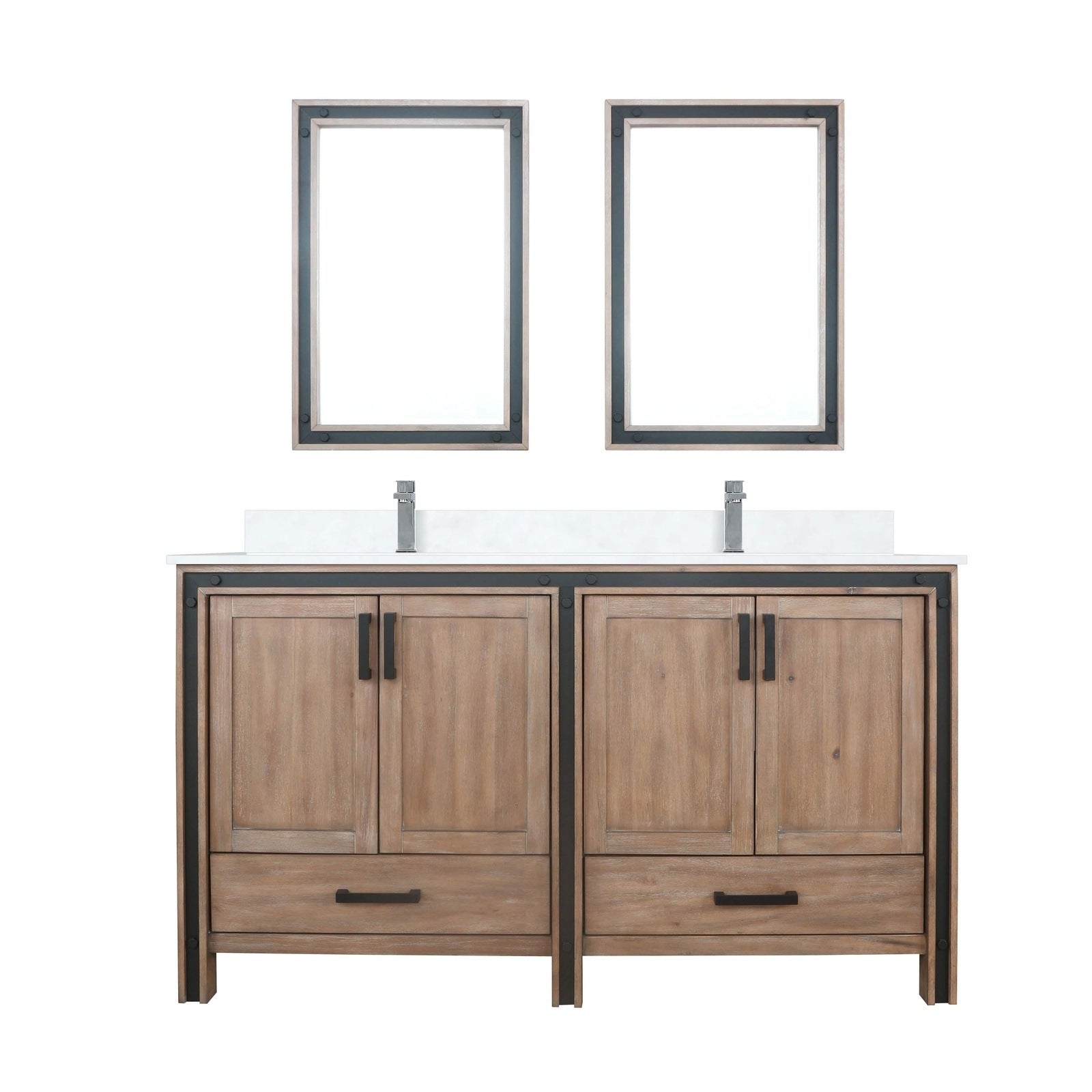 Ziva 60" x 22" Double Bath Vanity - Backyard Provider