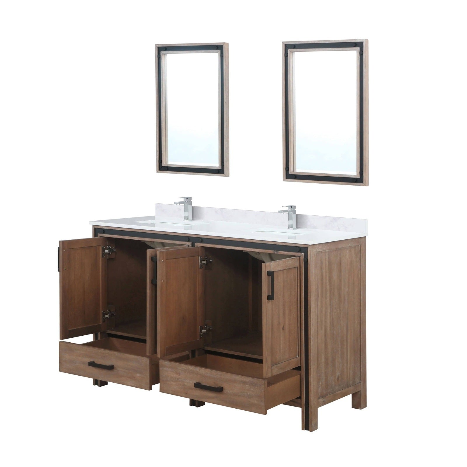 Ziva 60" x 22" Double Bath Vanity - Backyard Provider