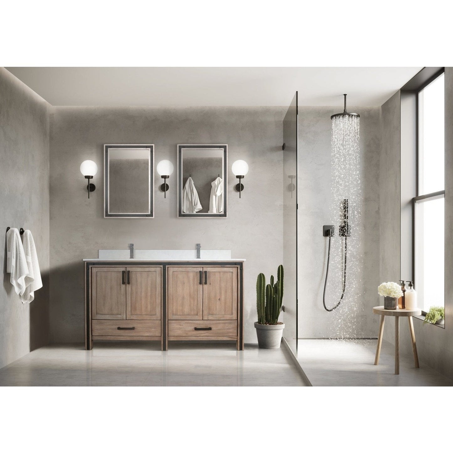 Ziva 60" x 22" Double Bath Vanity - Backyard Provider