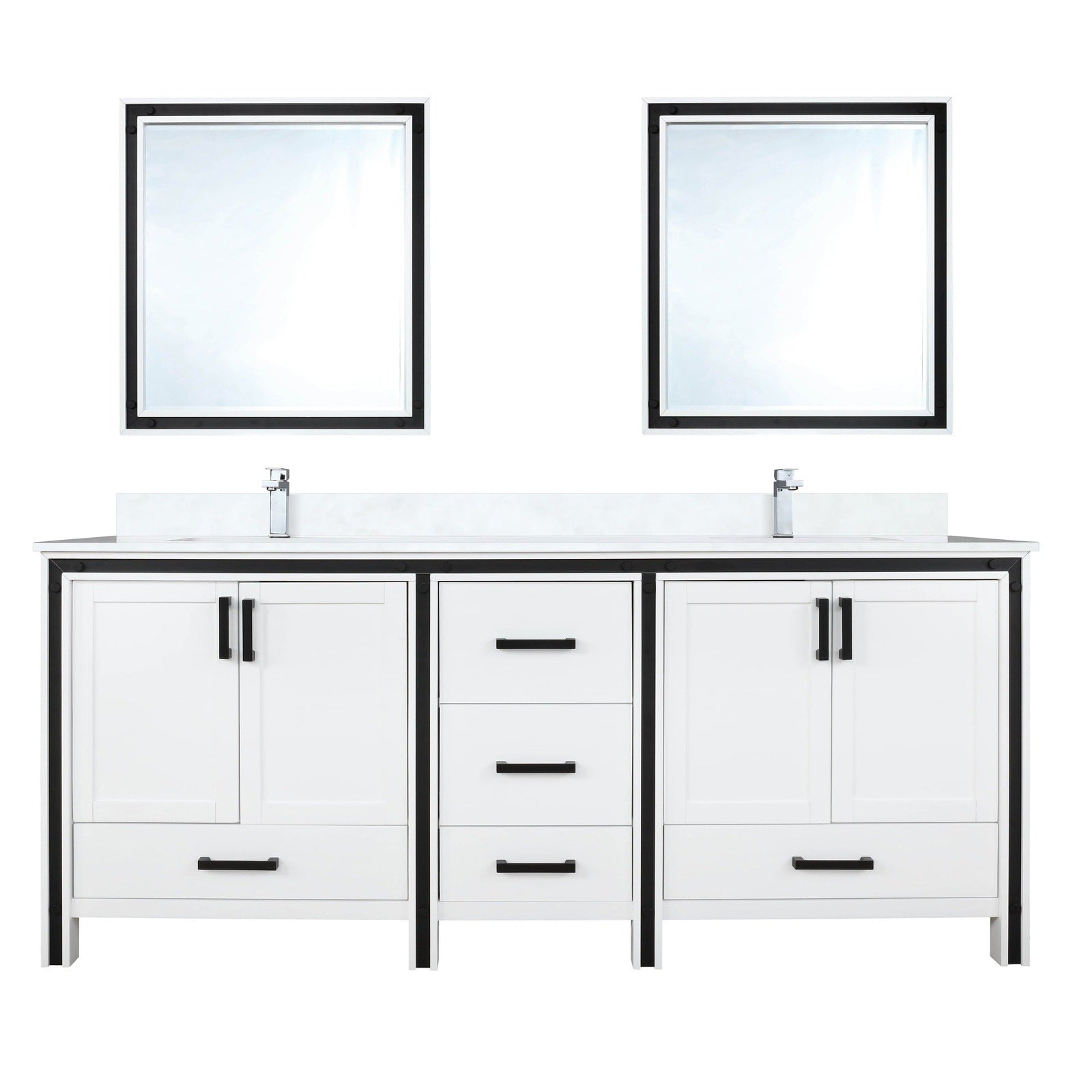 Ziva 72" x 22" Double Bath Vanity - Backyard Provider