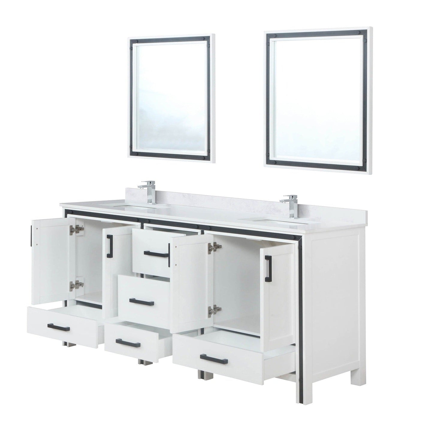 Ziva 72" x 22" Double Bath Vanity - Backyard Provider