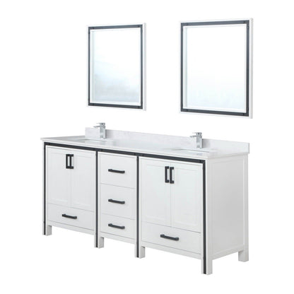 Ziva 72" x 22" Double Bath Vanity - Backyard Provider