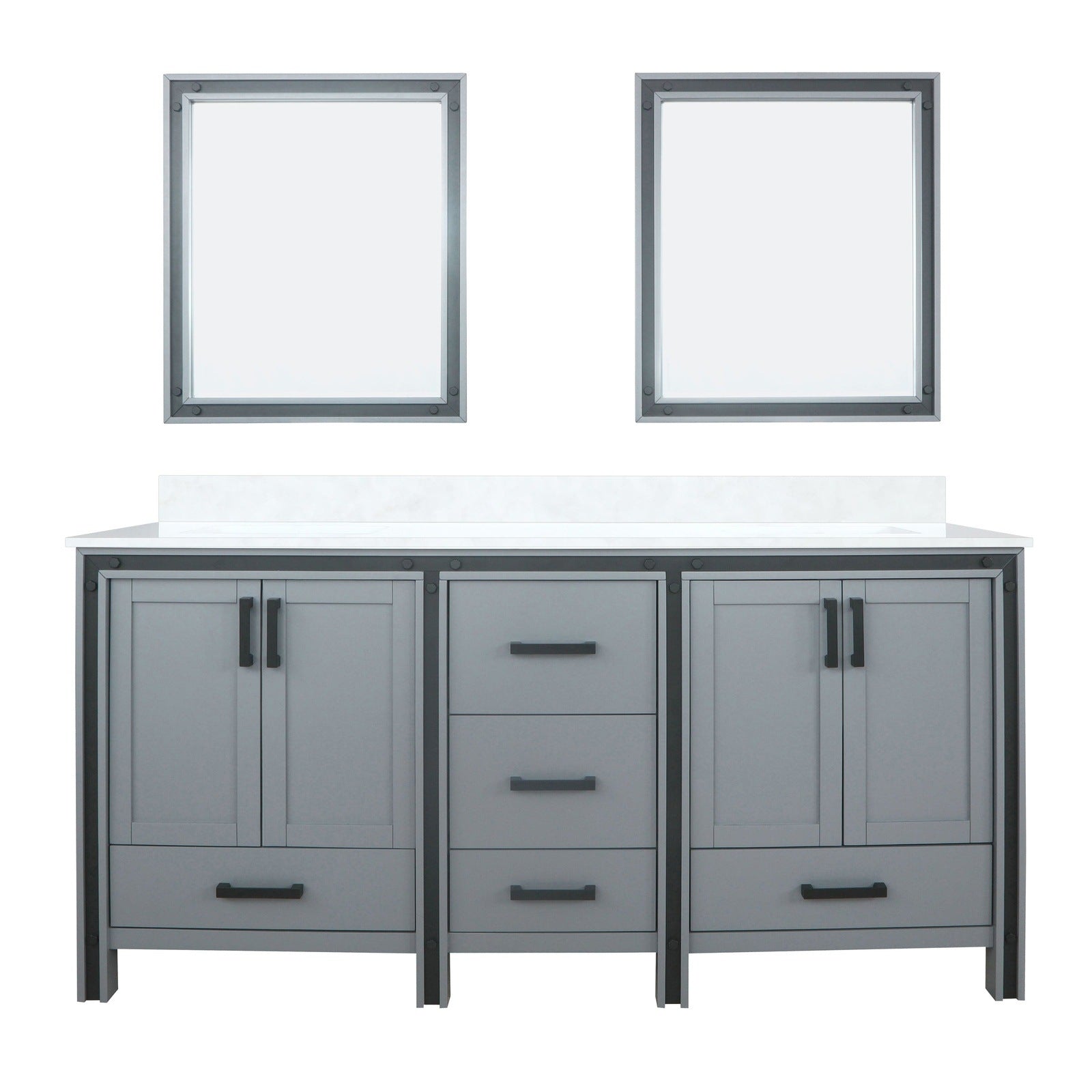Ziva 72" x 22" Double Bath Vanity - Backyard Provider