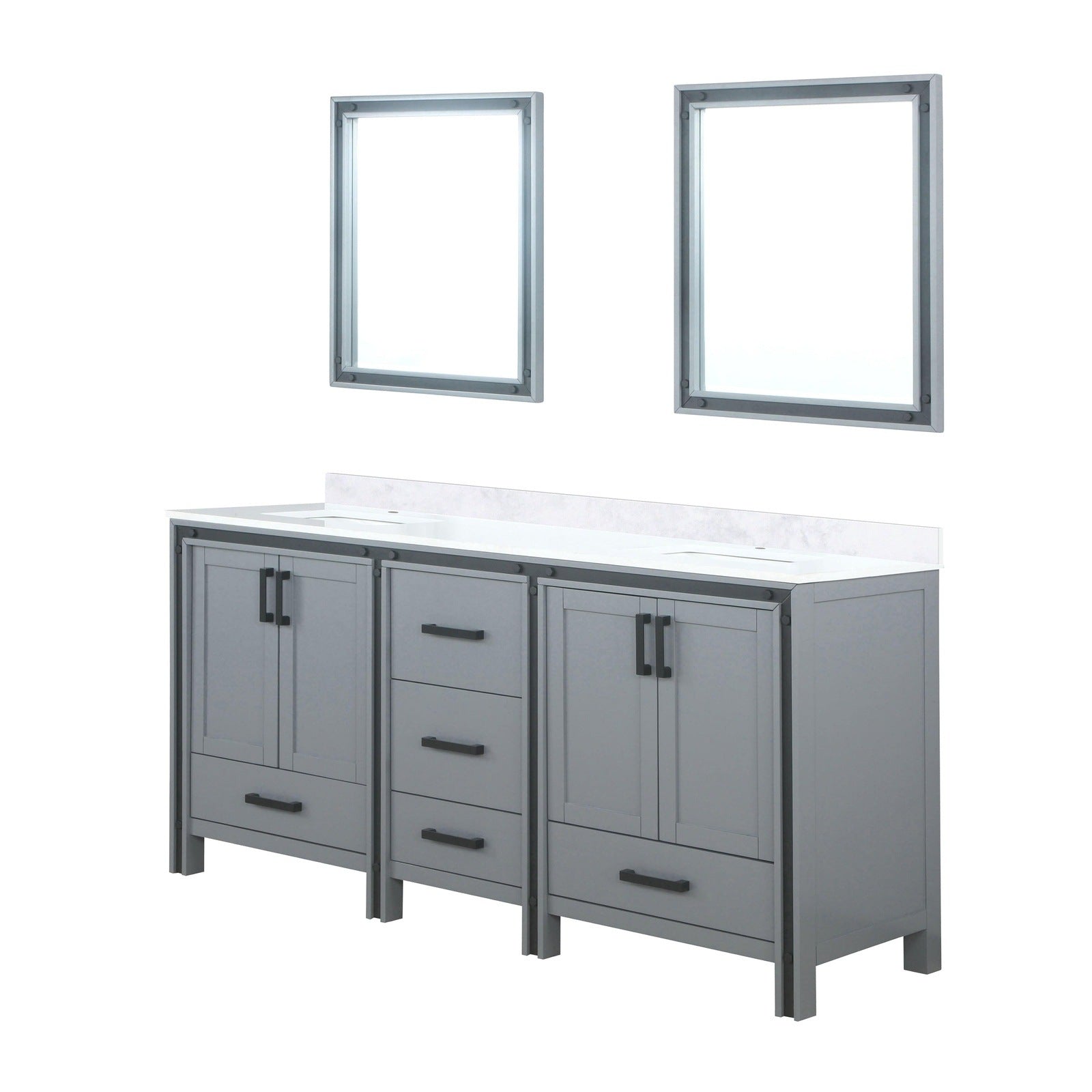 Ziva 72" x 22" Double Bath Vanity - Backyard Provider