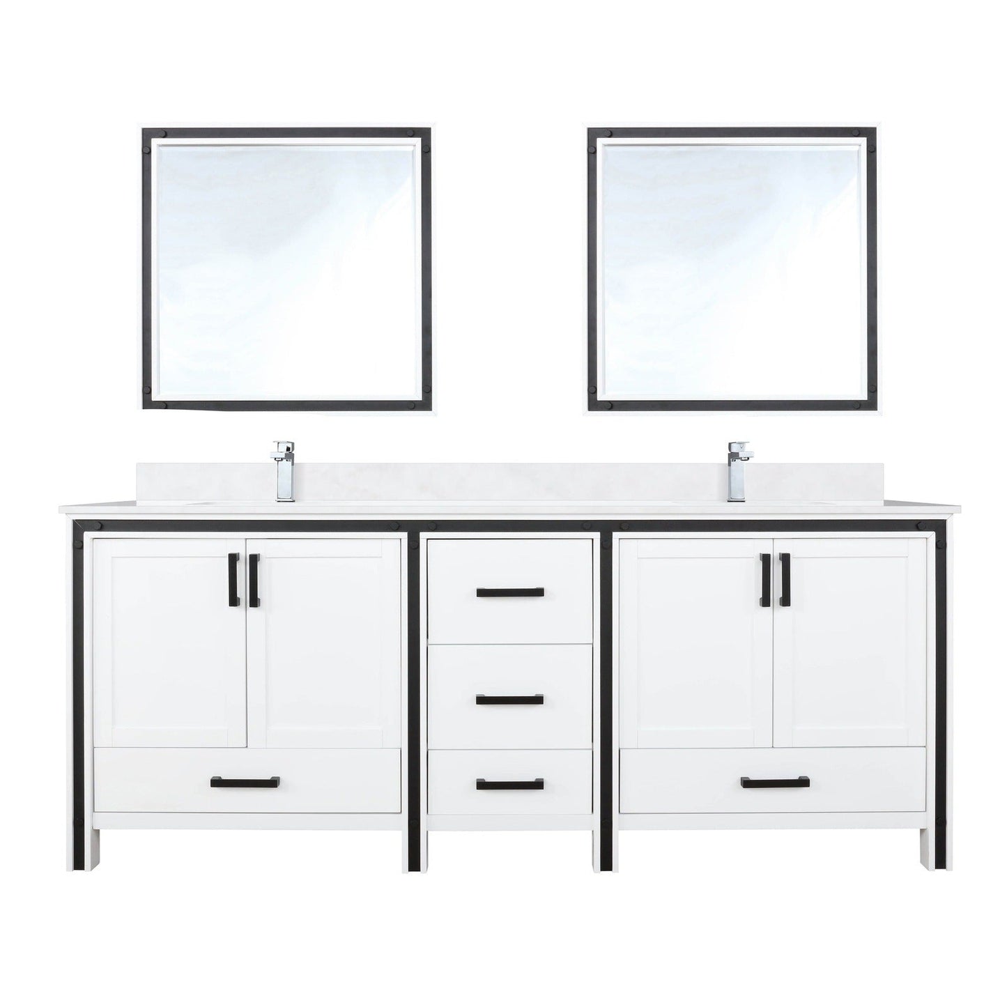 Ziva 80" x 22" Double Bath Vanity - Backyard Provider
