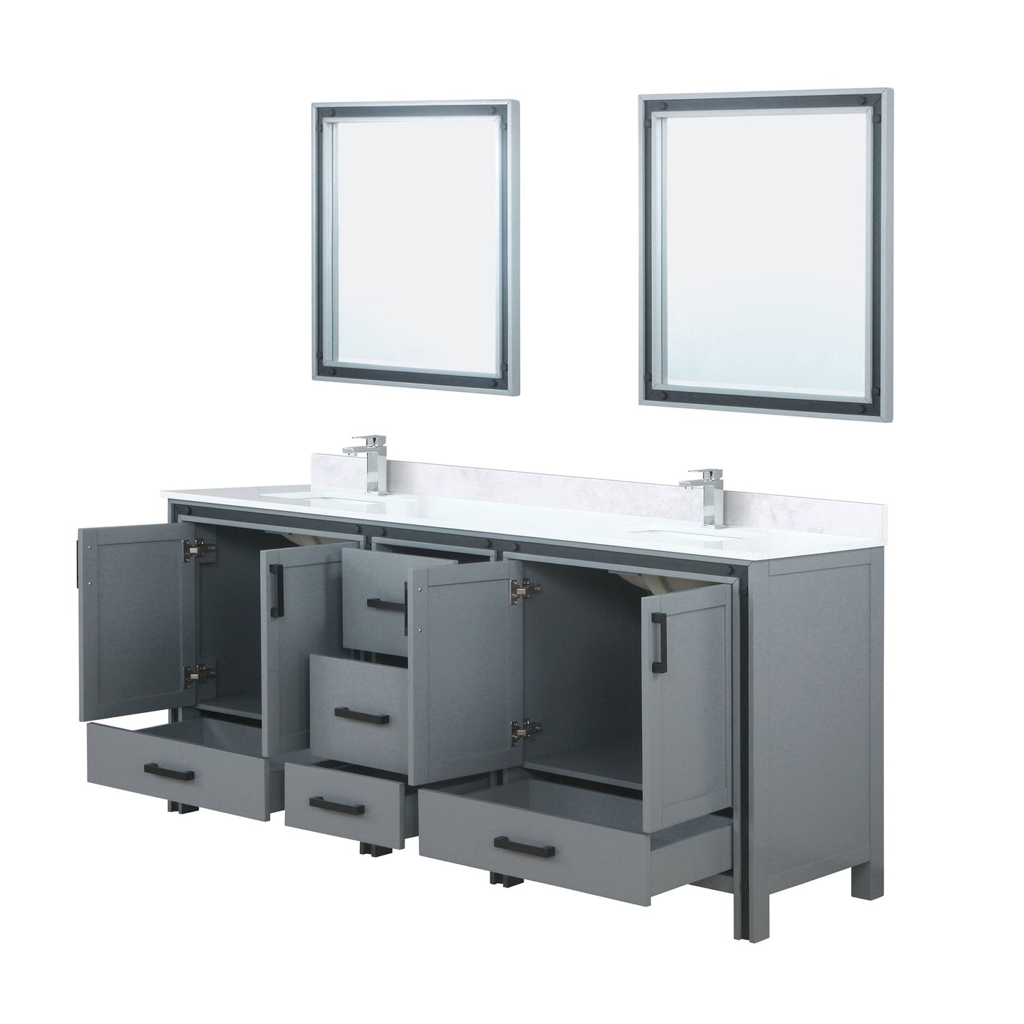 Ziva 80" x 22" Double Bath Vanity - Backyard Provider