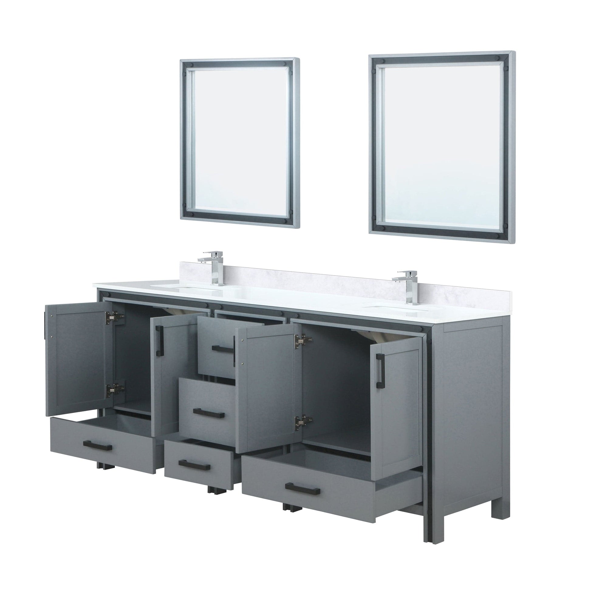 Ziva 80" x 22" Double Bath Vanity - Backyard Provider