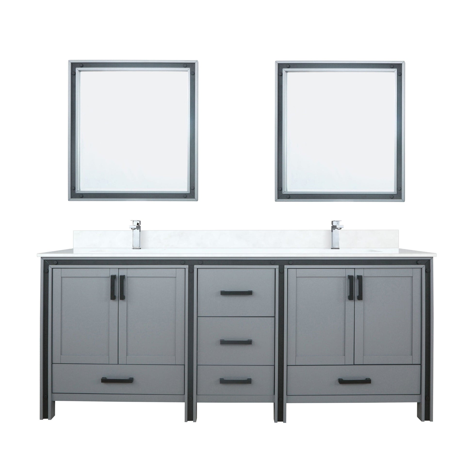 Ziva 80" x 22" Double Bath Vanity - Backyard Provider