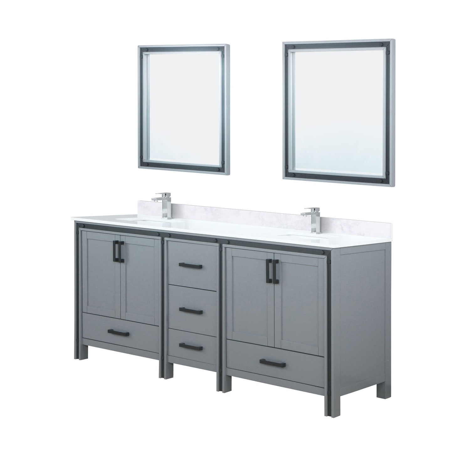 Ziva 80" x 22" Double Bath Vanity - Backyard Provider