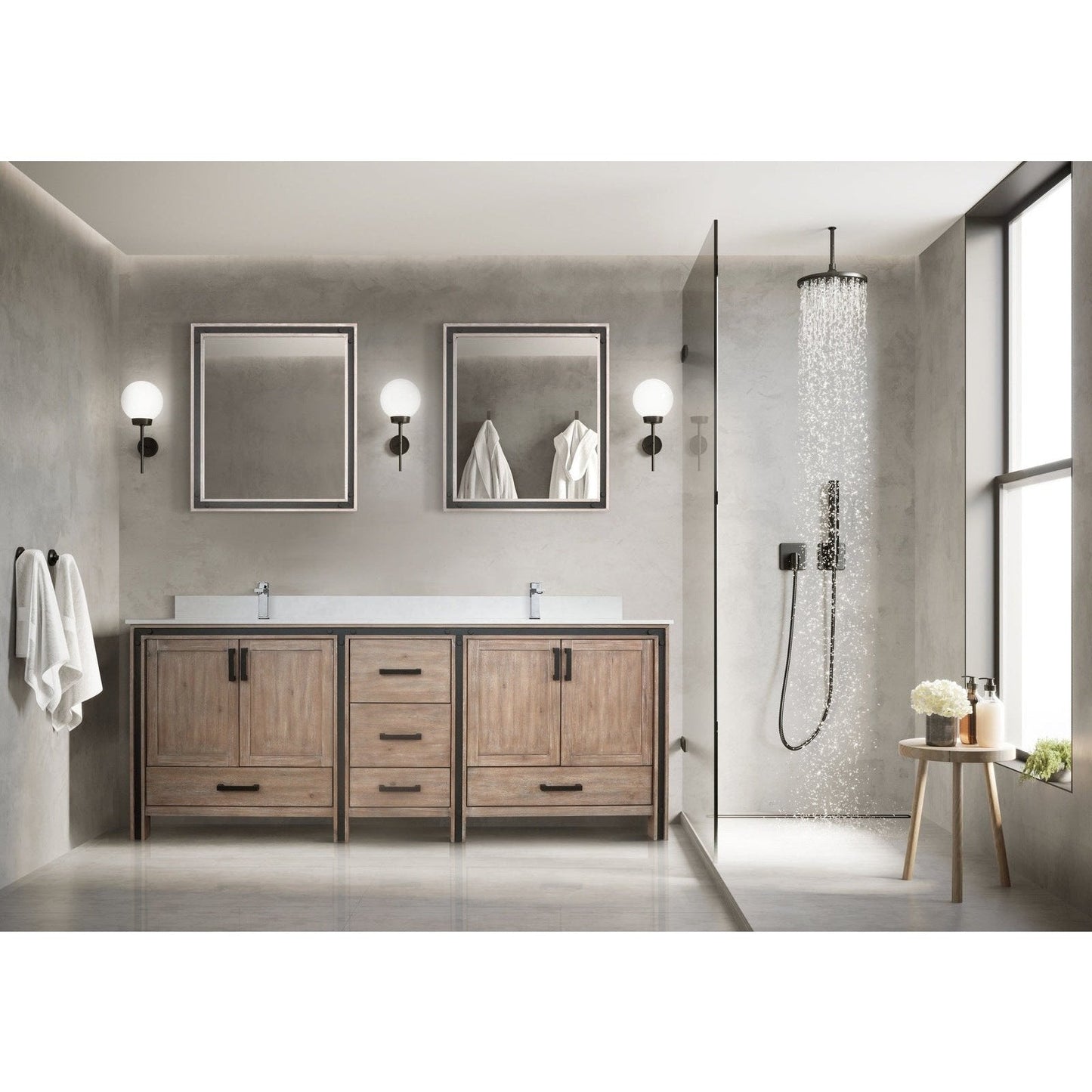 Ziva 80" x 22" Double Bath Vanity - Backyard Provider