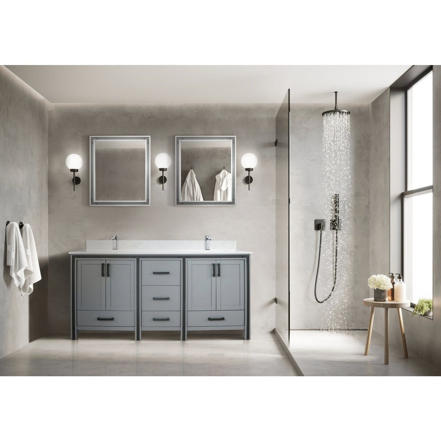 Ziva 80" x 22" Double Bath Vanity - Backyard Provider