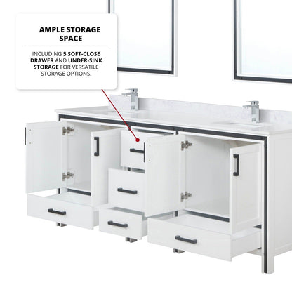 Ziva 80" x 22" Double Bath Vanity - Backyard Provider