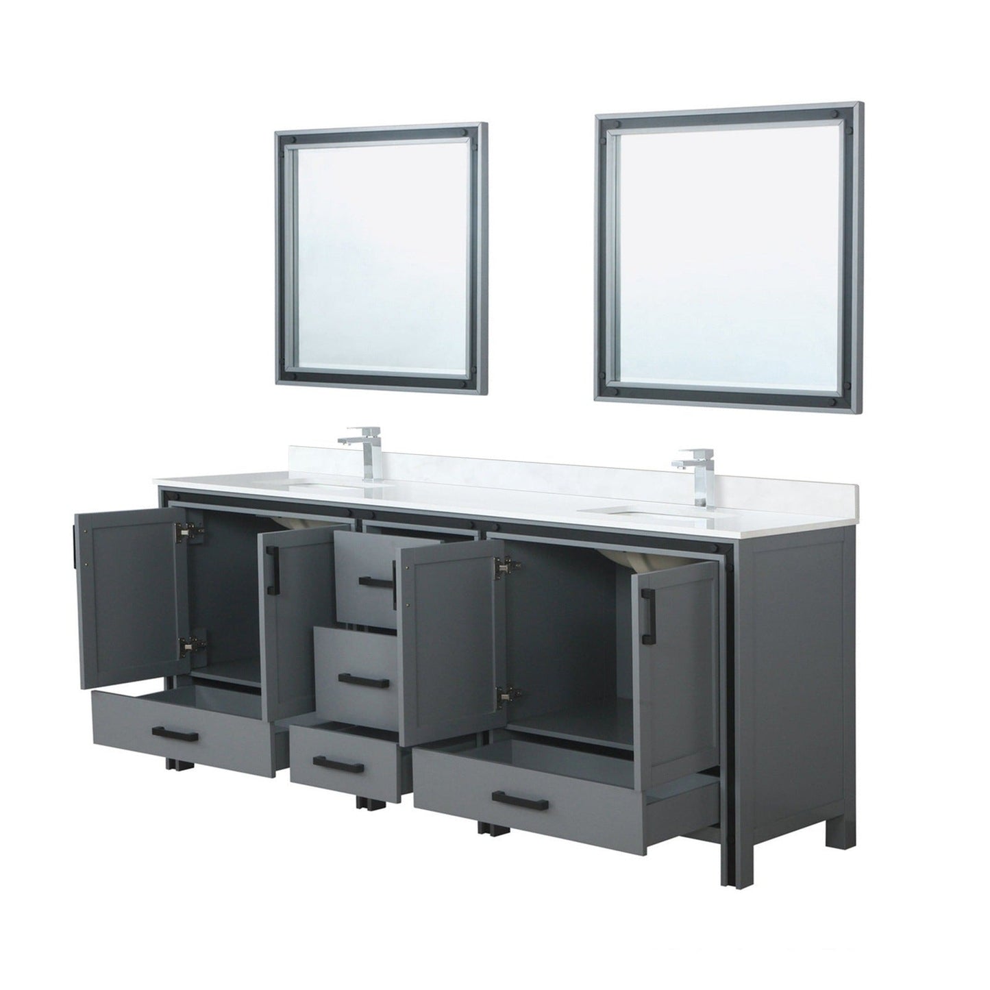 Ziva 84" x 22" Double Bath Vanity - Backyard Provider