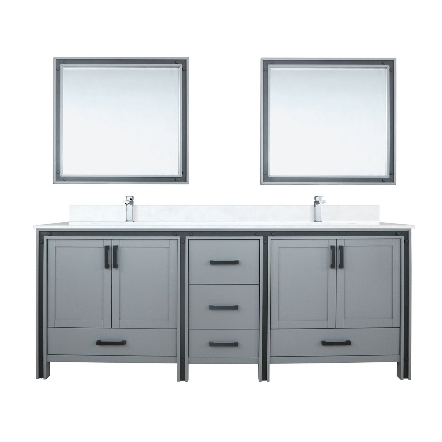 Ziva 84" x 22" Double Bath Vanity - Backyard Provider