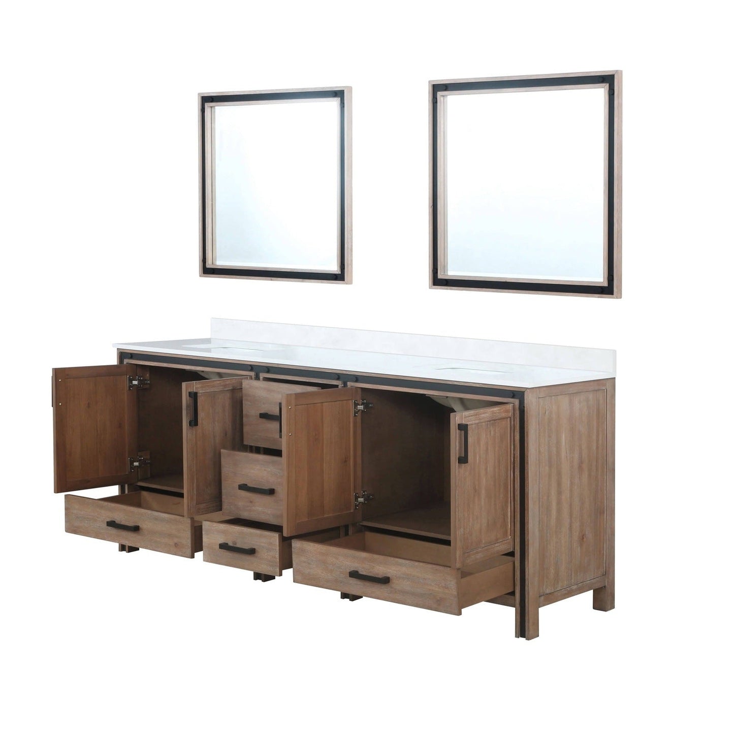 Ziva 84" x 22" Double Bath Vanity - Backyard Provider