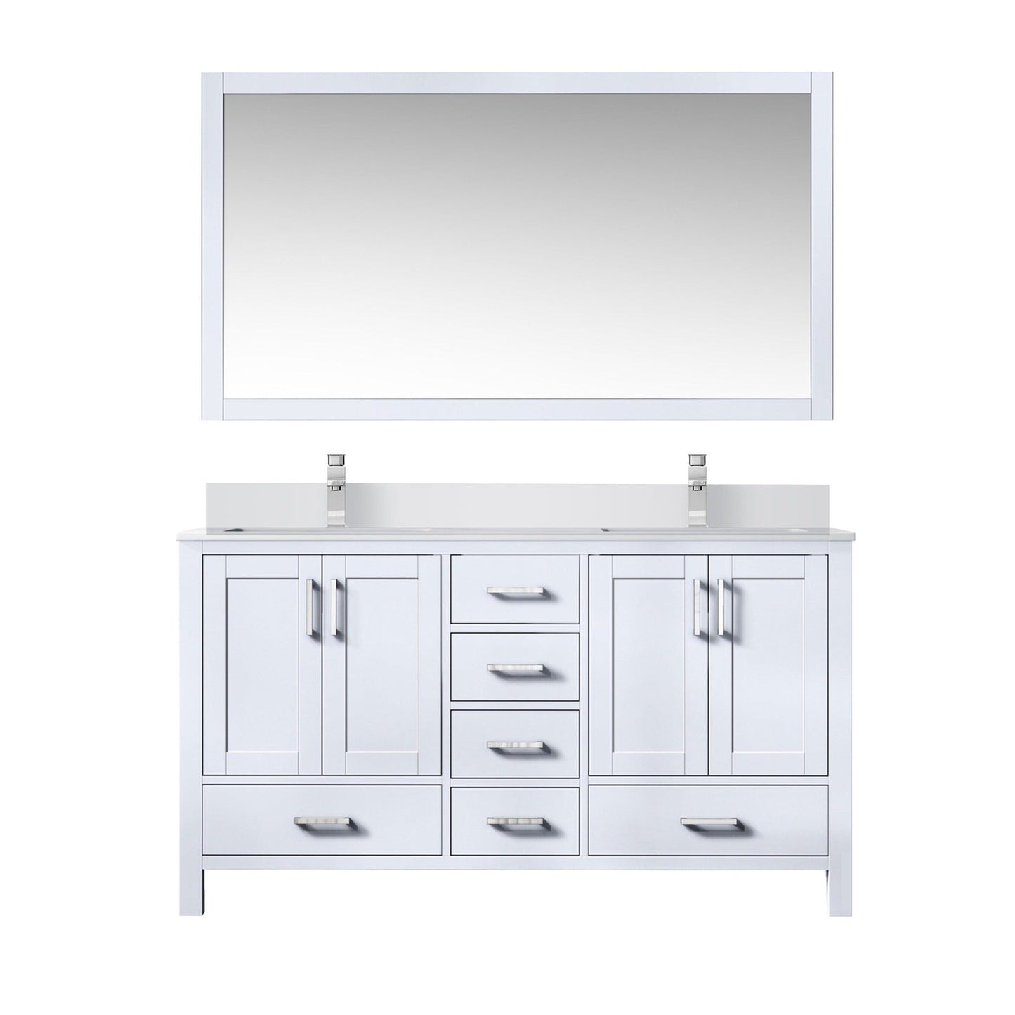 Jacques 60" x 22" Double Bath Vanity - Backyard Provider
