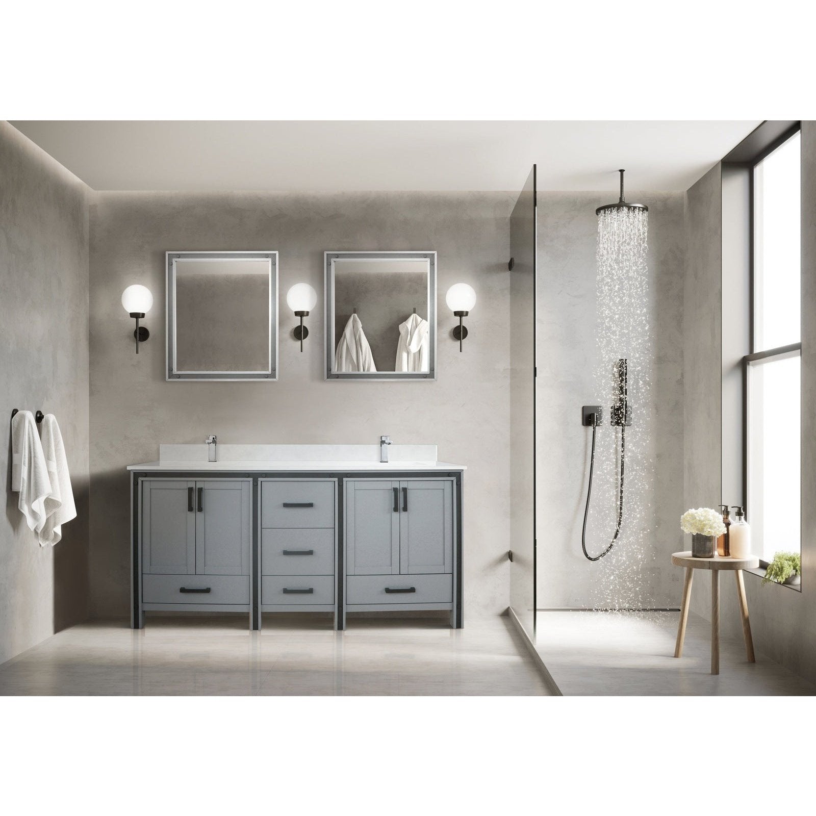 Ziva 72" x 22" Double Bath Vanity - Backyard Provider