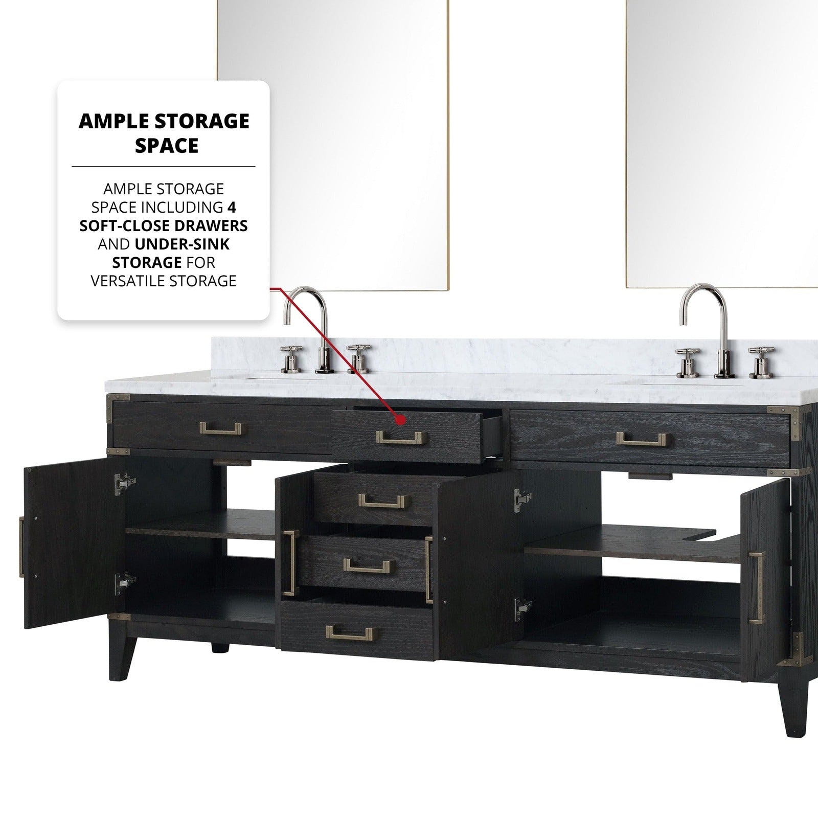 Laurel 84" x 22" Double Bath Vanity - Backyard Provider