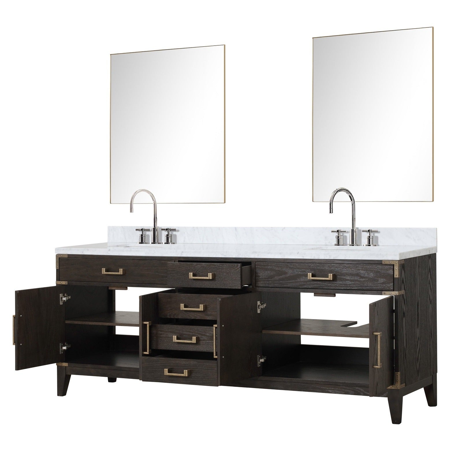 Laurel 84" x 22" Double Bath Vanity - Backyard Provider